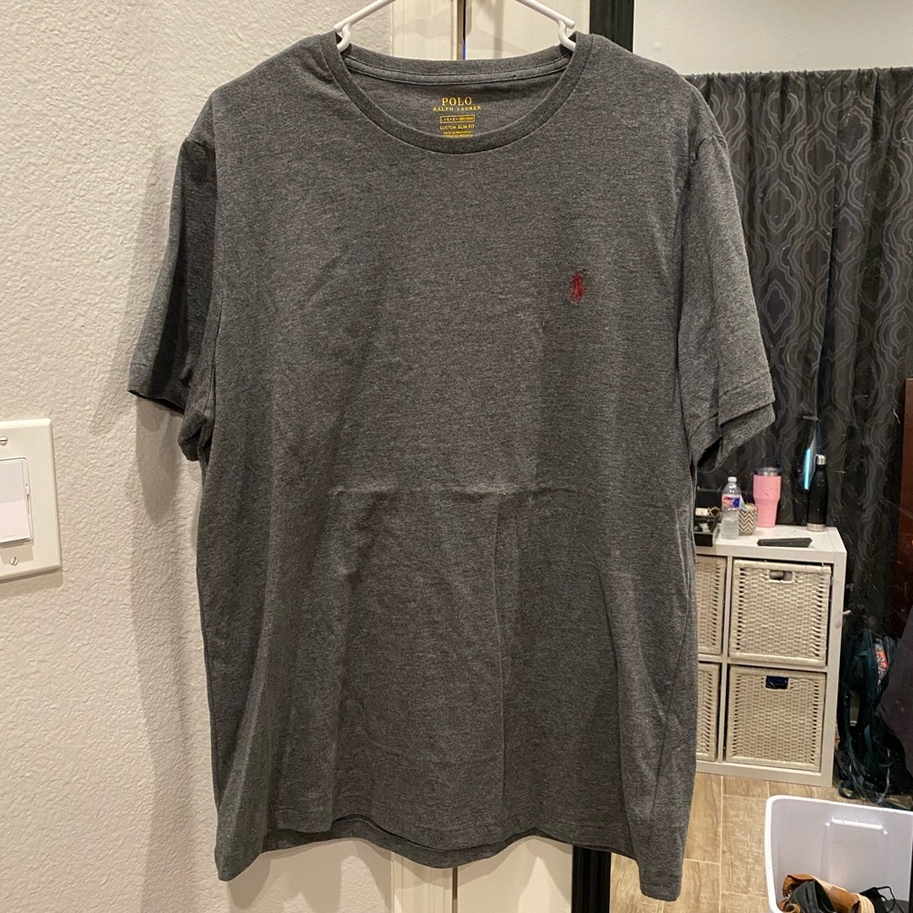 Dark Grey Polo Ralph Lauren Tee